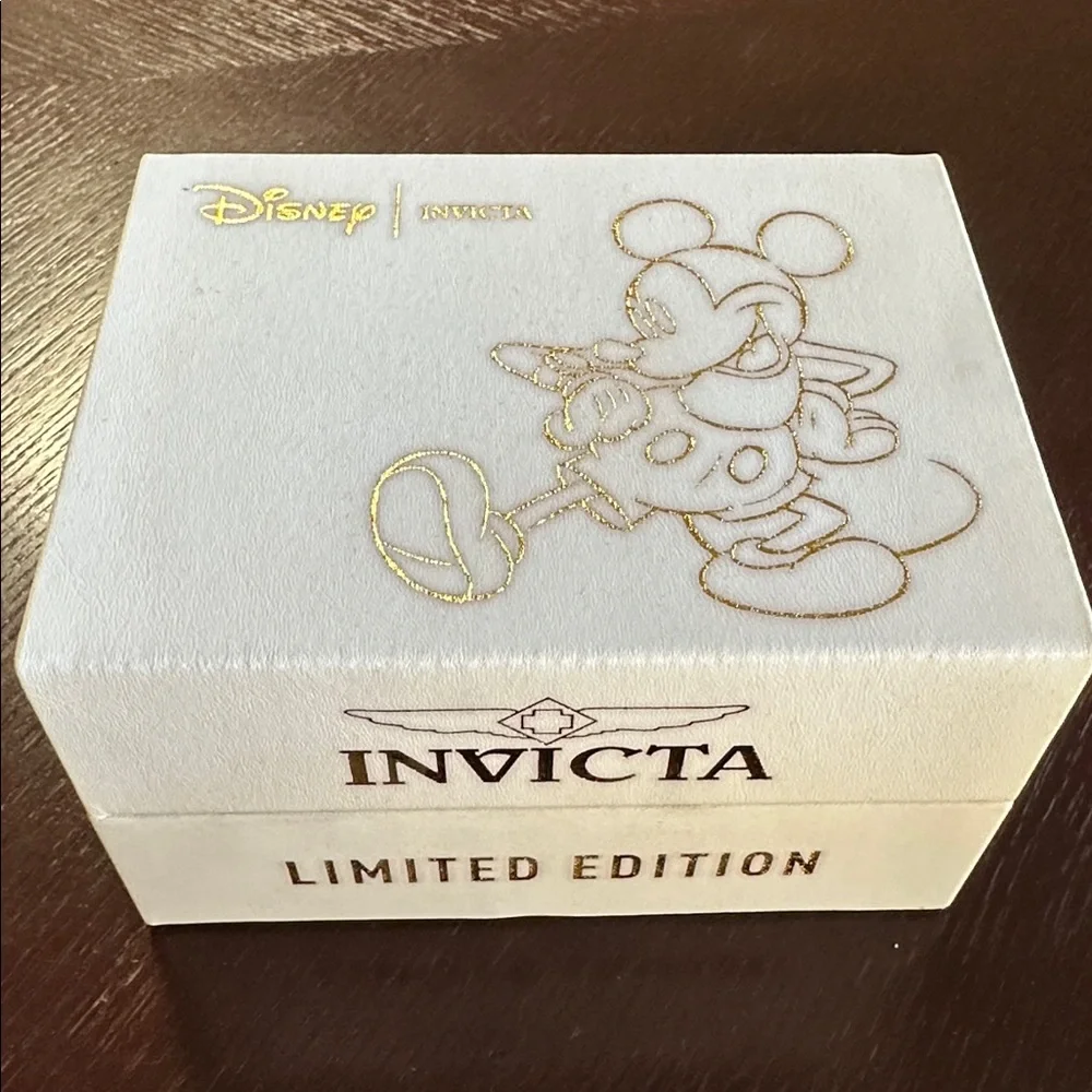 Invicta Disney Limited Edition White and Gold Box